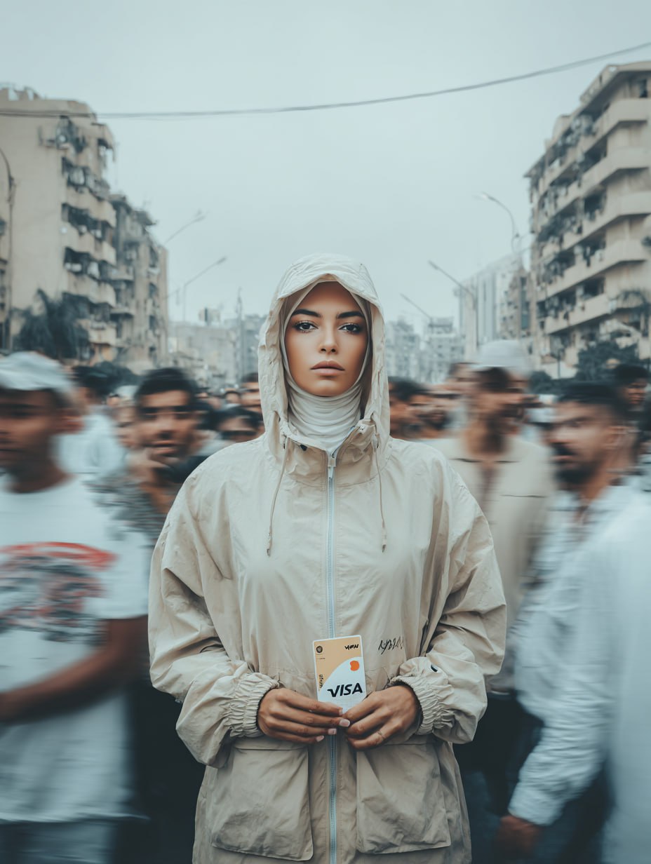 Quiet Luxury in Motion – Cinematic Cairo Street Fashion Portrait