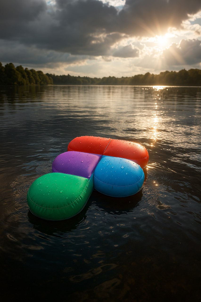 Post-Rain Cinematic Inflatable Logo